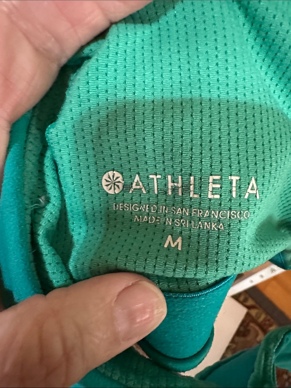athleta green bra strappy back - Picture 3 of 4